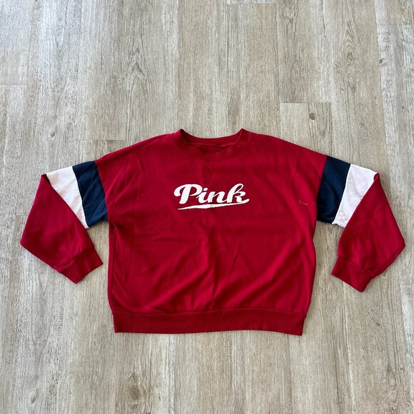 Womens PINK Red Sweatshirt - 2X - Picture 1 of 5